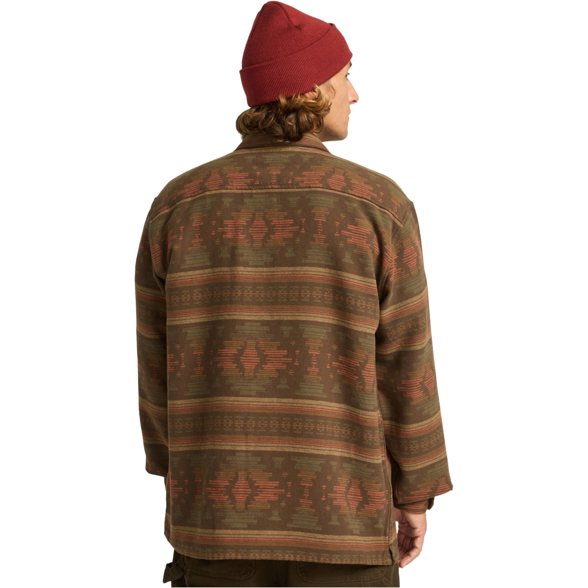 2025 Billabong Heren Offshore Jacquard-flanellen Overhemd EBYWT03013 - Dark Cedar